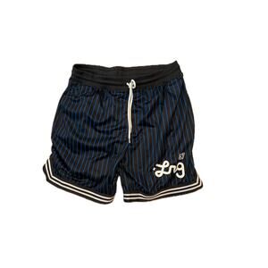 Lifted Research Group Black White Basketball Shorts Mens XL